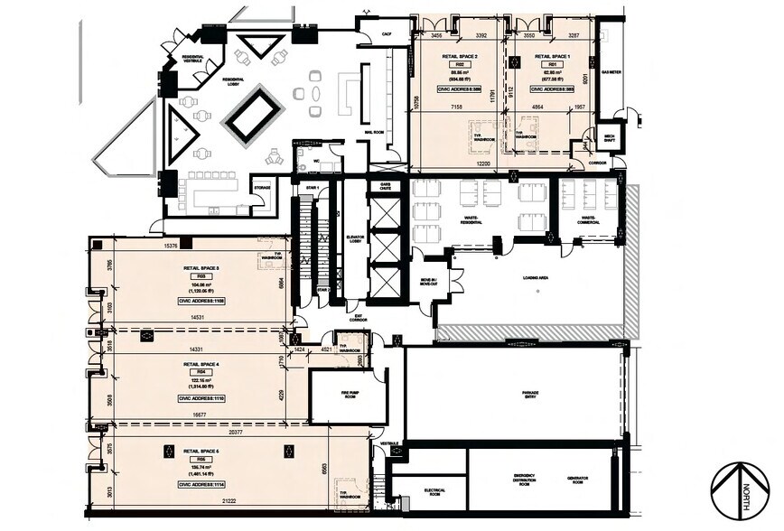 503 11 SW ave, Calgary, AB à louer - Plan d’étage - Image 3 de 3