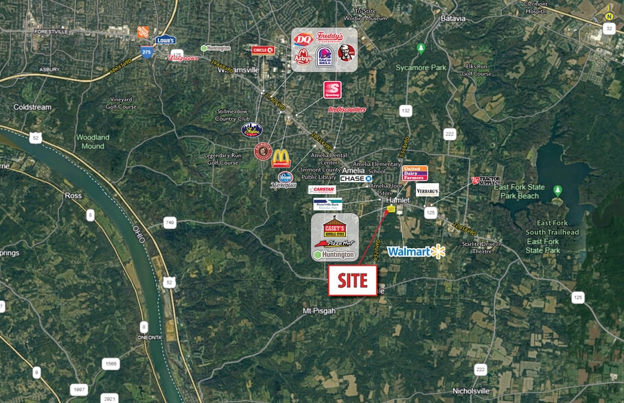 1783-1785 E Ohio Pike, Amelia, OH à louer - Photo du bâtiment - Image 2 de 11