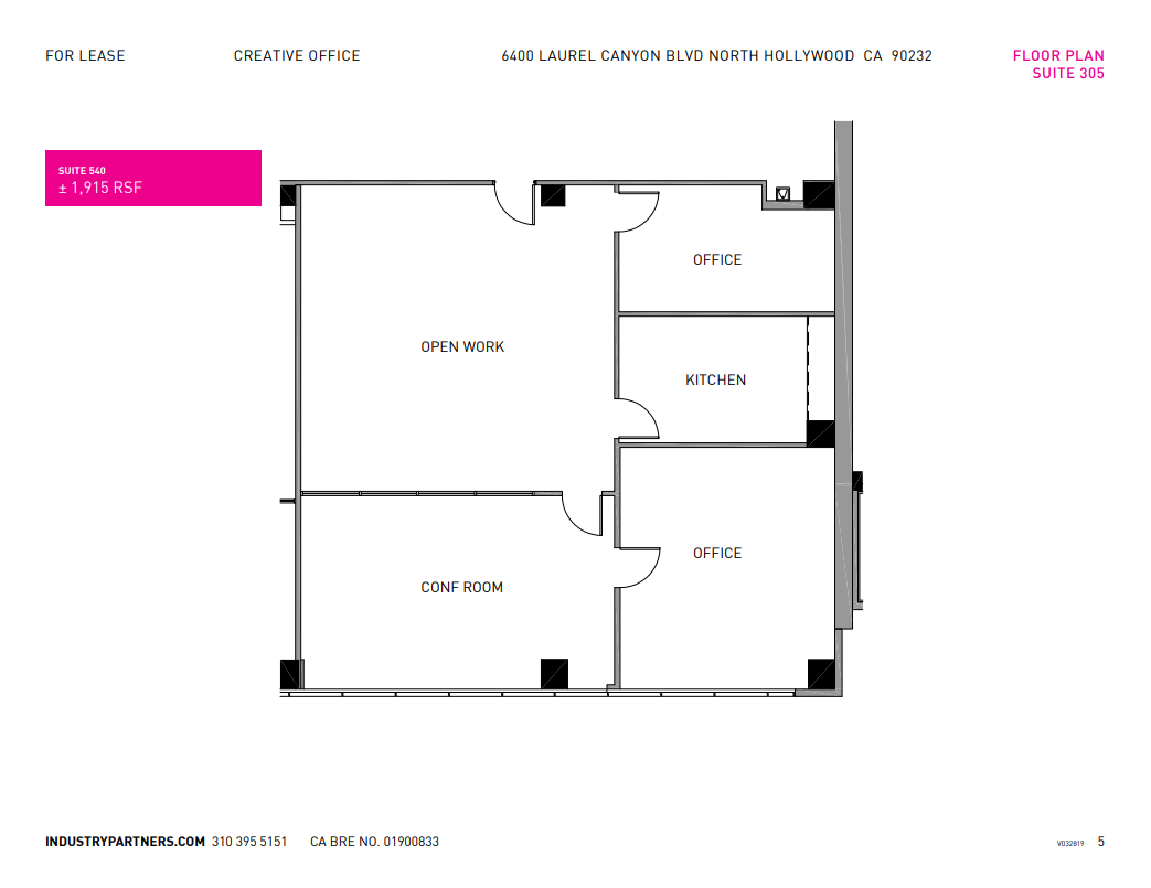 6400 Laurel Canyon Blvd, North Hollywood, CA à louer Plan d  tage- Image 1 de 1