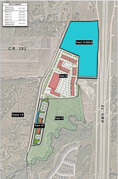 County Road 277, Melissa, TX à vendre - Plan de site - Image 2 de 10