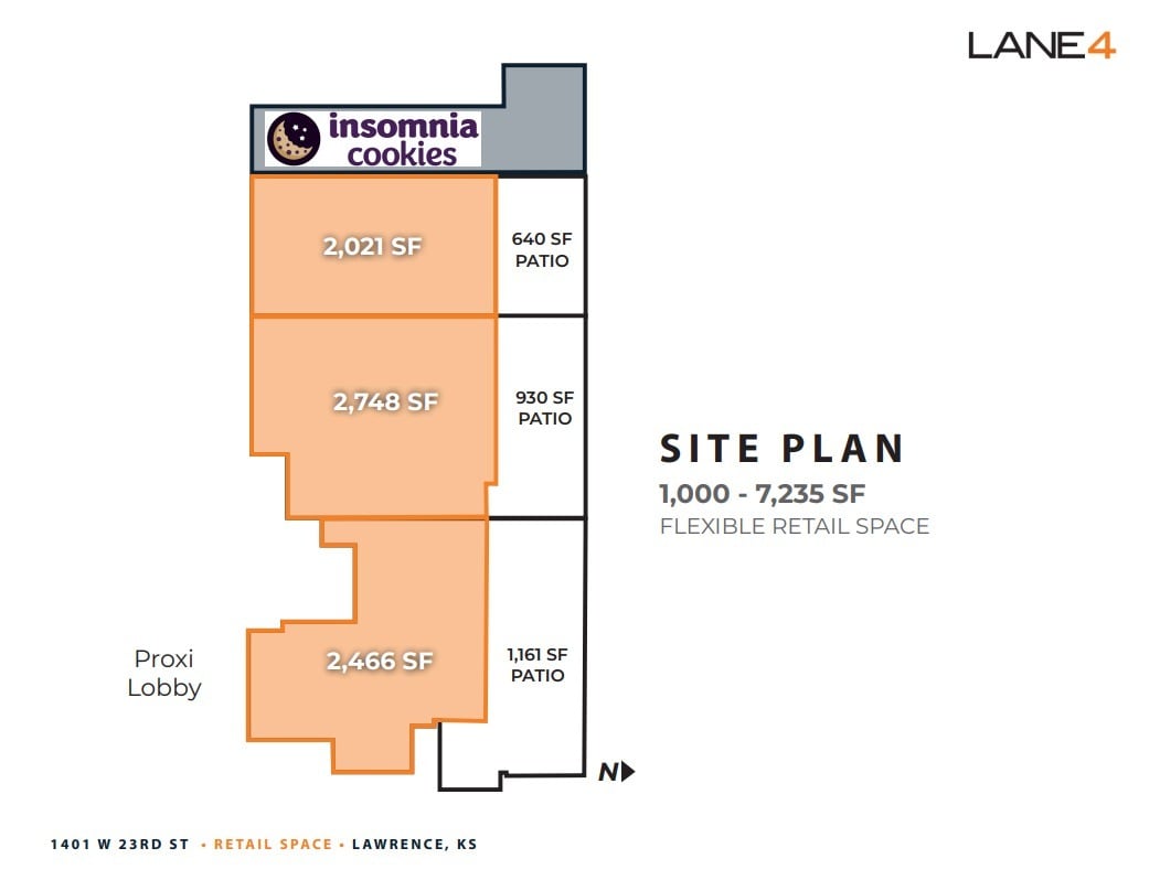 1401 W 23rd St, Lawrence, KS for lease Floor Plan- Image 1 of 1