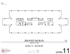 3000 Post Oak Blvd, Houston, TX for lease Floor Plan- Image 1 of 1