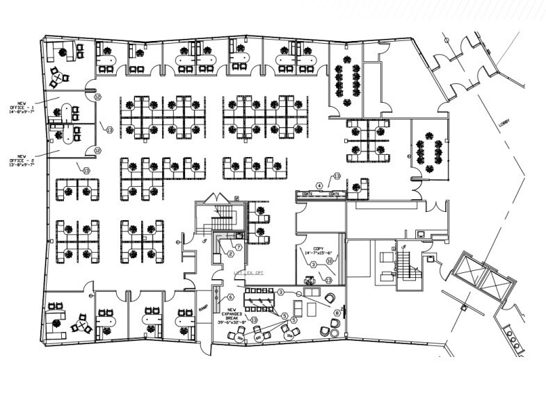 2333 Waukegan Rd, Bannockburn, IL à louer Plan d’étage- Image 1 de 1
