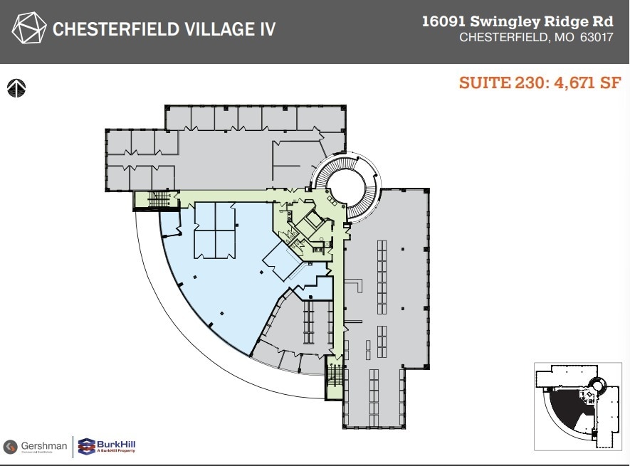 16091 Swingley Ridge Rd, Chesterfield, MO for sale Floor Plan- Image 1 of 1