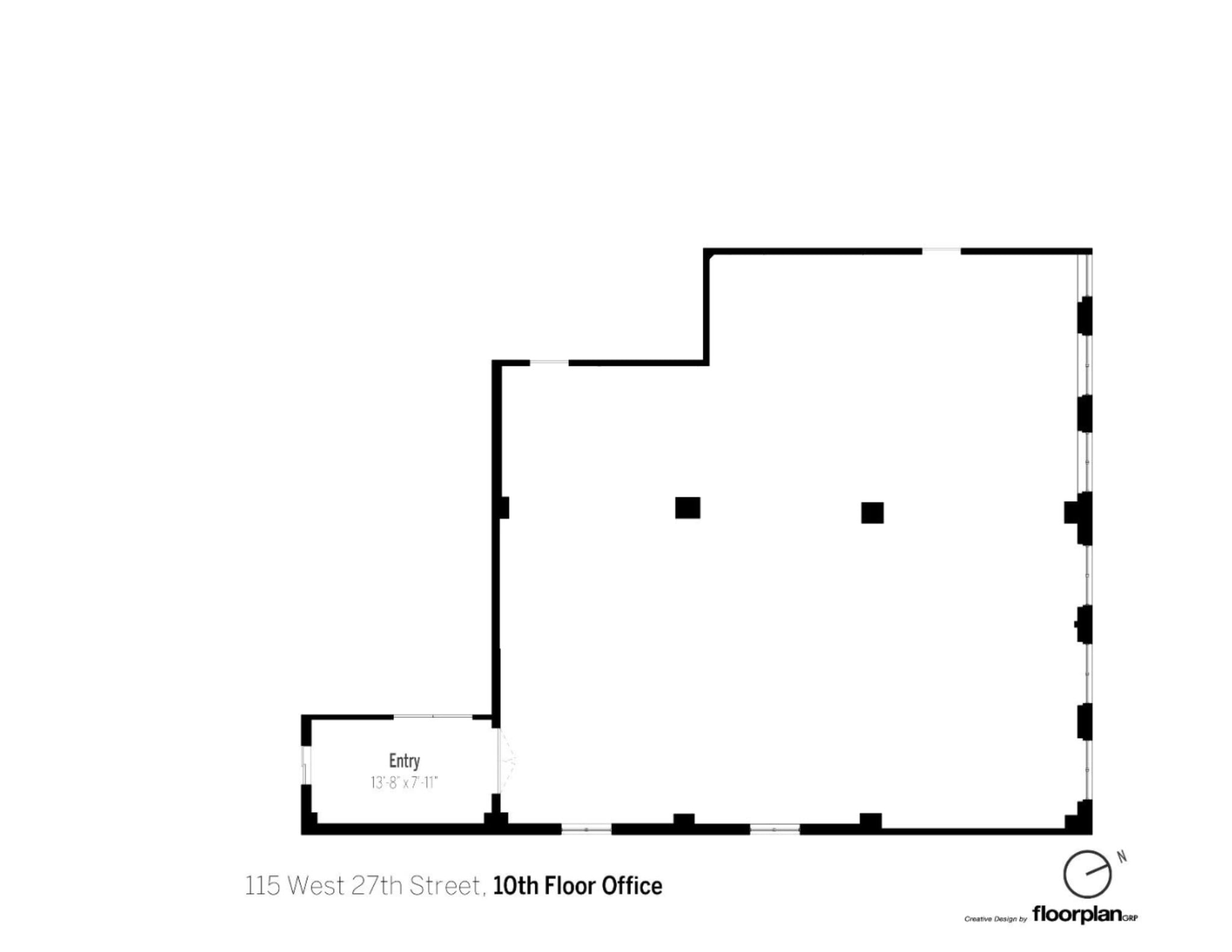 115-117 W 27th St, New York, NY à louer Plan de site- Image 1 de 3