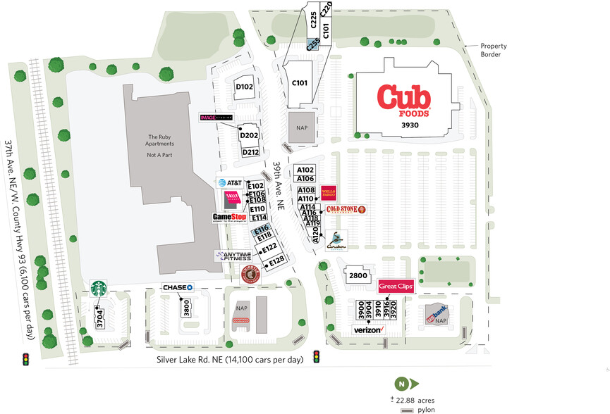 2700 39th Ave NE, Saint Anthony, MN for lease - Site Plan - Image 3 of 24