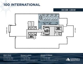 100 International Dr, Baltimore, MD à louer Plan d’étage- Image 1 de 1