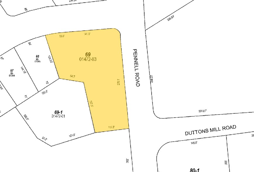 4351-4451 Pennell Rd, Aston, PA à vendre - Plan cadastral - Image 2 de 4