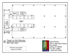 200 N Saint Clair St, Toledo, OH for lease Floor Plan- Image 1 of 1