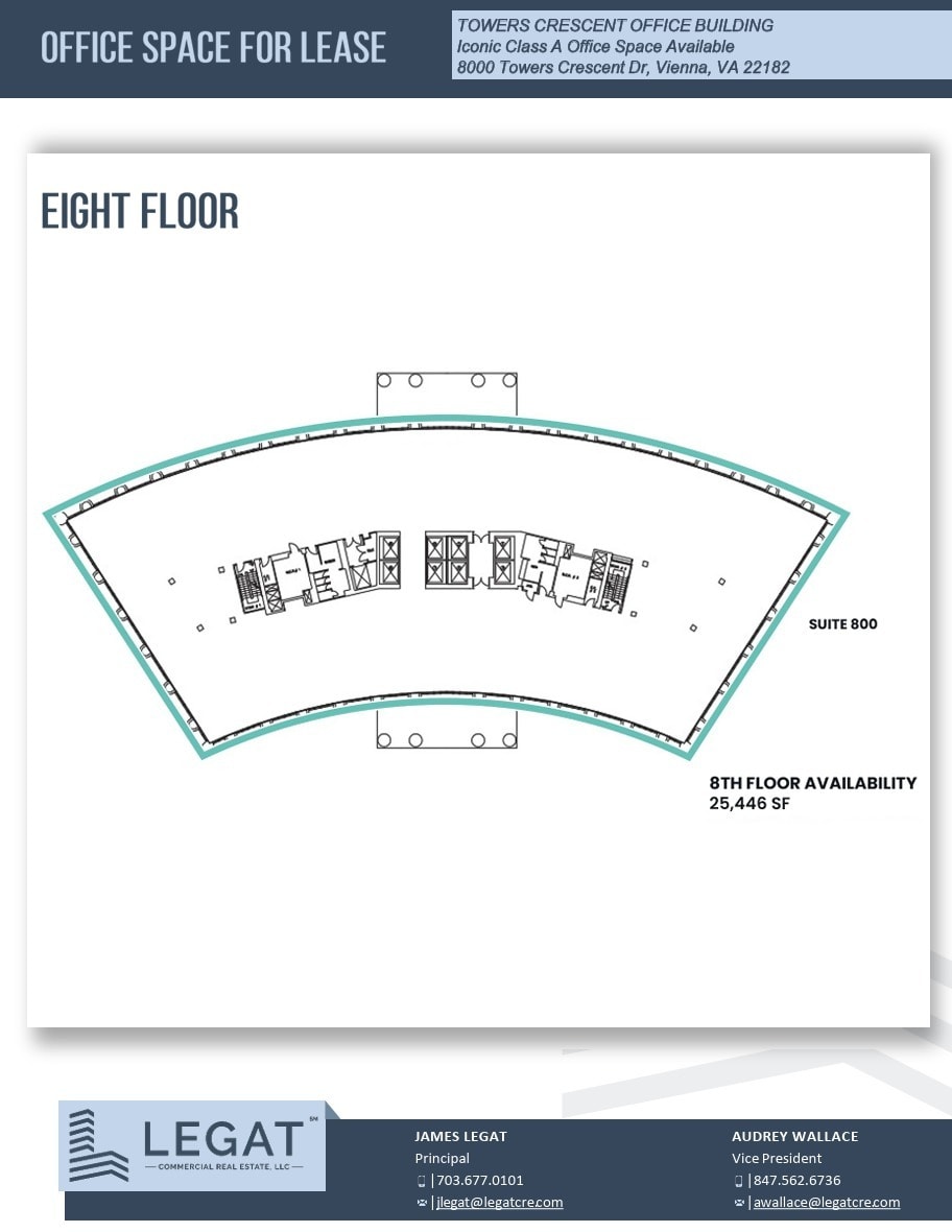8000 Towers Crescent Dr, Vienna, VA for lease Floor Plan- Image 1 of 1