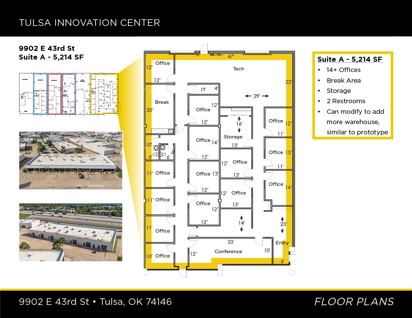 4305 S Mingo Rd, Tulsa, OK for lease Interior Photo- Image 1 of 1