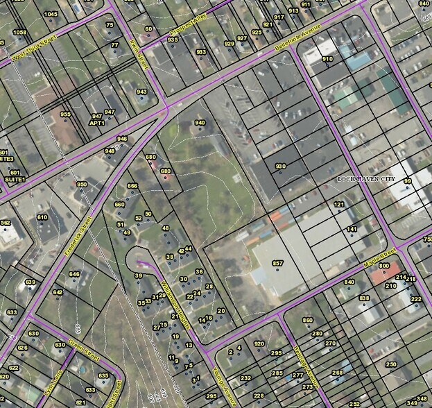 940 Bellefonte Ave, Lock Haven, PA à vendre - Aérien - Image 3 de 4