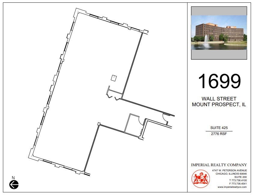 1699 Wall St, Mount Prospect, IL for lease Floor Plan- Image 1 of 7