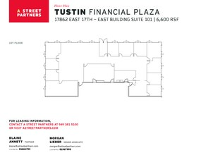 17852 E 17th St, Tustin, CA à louer Plan d’étage- Image 1 de 1