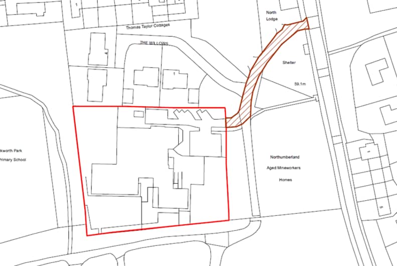 off Station Road, Newcastle Upon Tyne for sale Site Plan- Image 1 of 2