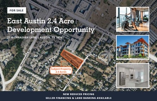 Plus de détails pour 2110 Thrasher Ln, Austin, TX - Terrain à vendre