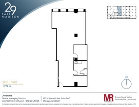 29 E Madison St, Chicago, IL for lease Floor Plan- Image 1 of 6