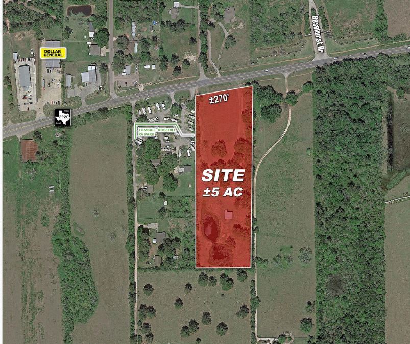 19603 FM 2920 Rd, Tomball, TX à vendre Aérien- Image 1 de 4