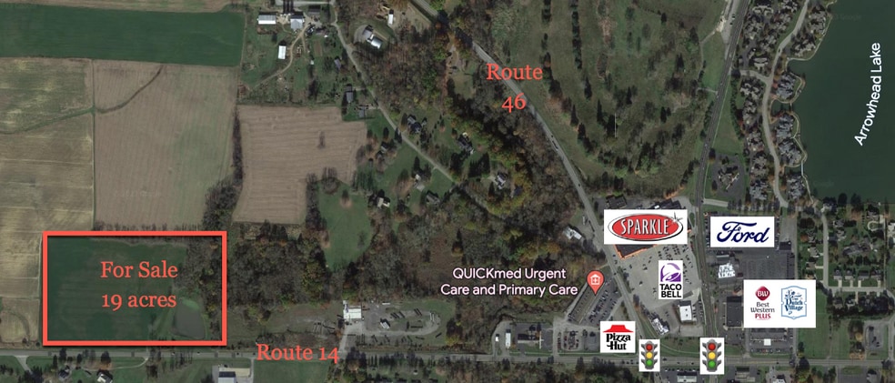 Salem Unity Rd, Columbiana, OH for sale - Aerial - Image 2 of 3