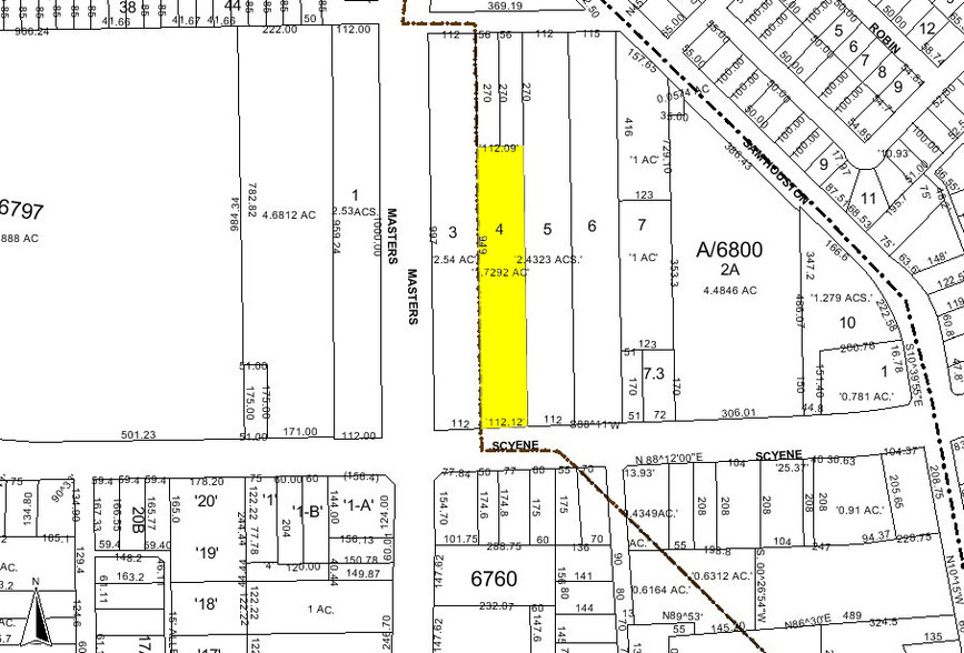 10215 Scyene Rd, Dallas, TX à vendre - Plan cadastral - Image 3 de 15