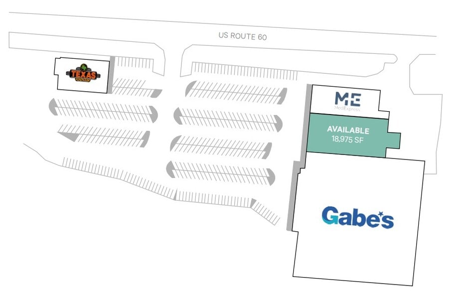 3110-3120 US-60, Huntington, WV for lease - Site Plan - Image 2 of 2
