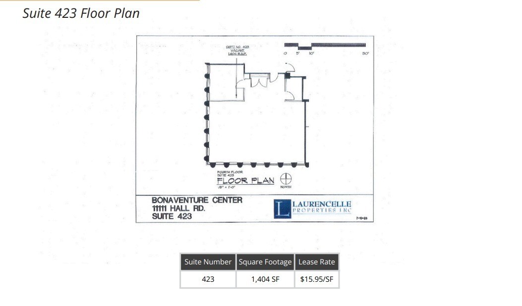 11111 Hall Rd, Shelby Township, MI for lease Floor Plan- Image 1 of 1