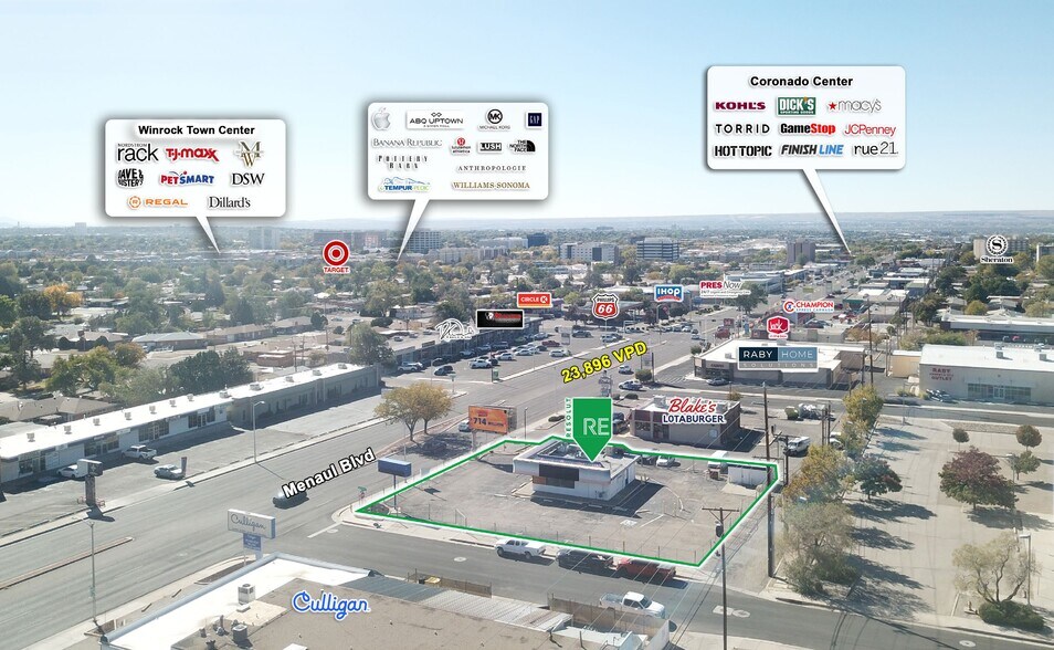 7717 Menaul Blvd NE, Albuquerque, NM à vendre - Photo du bâtiment - Image 3 de 6