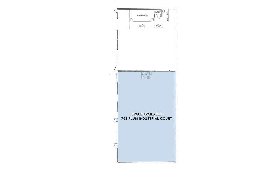 700 Plum Industrial Ct, Plum, PA à louer - Plan d’étage - Image 3 de 7