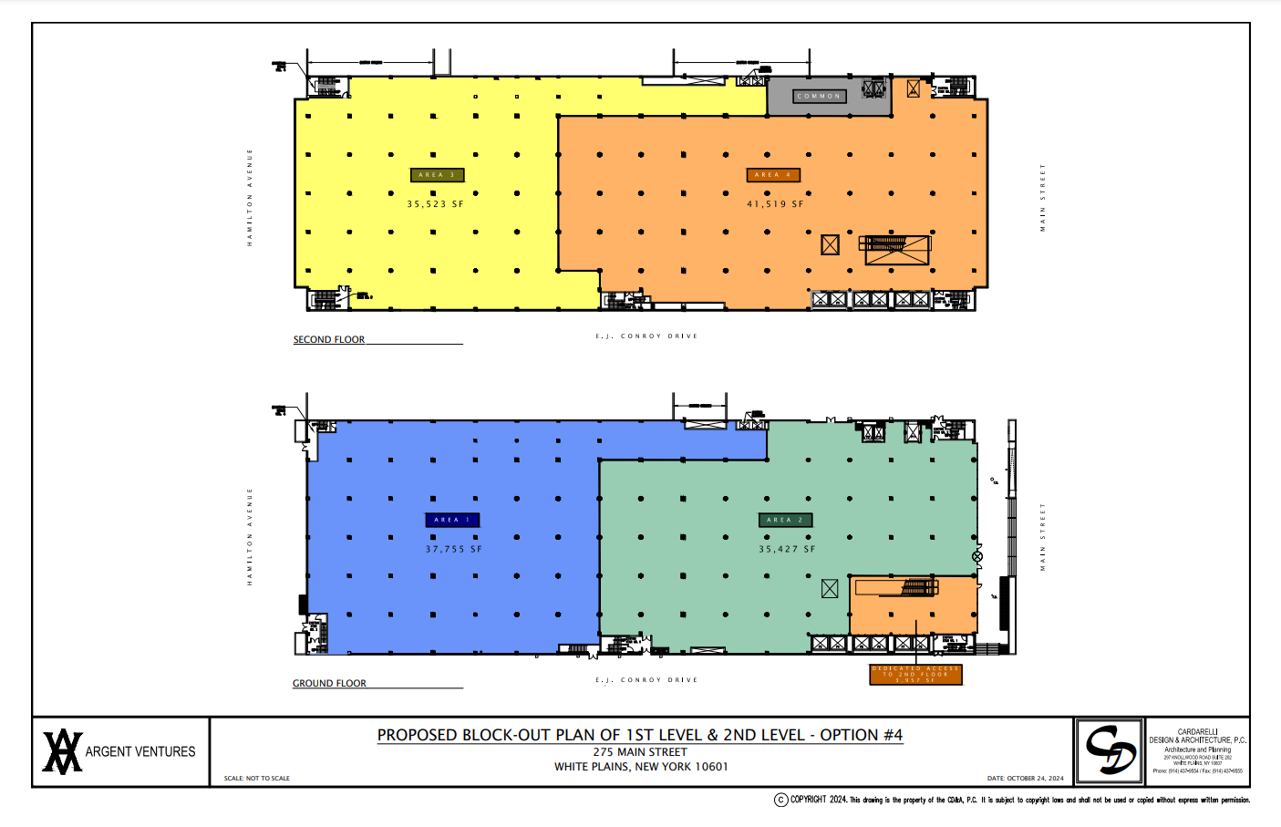 275 Main St, White Plains, NY à louer Plan d  tage- Image 1 de 2