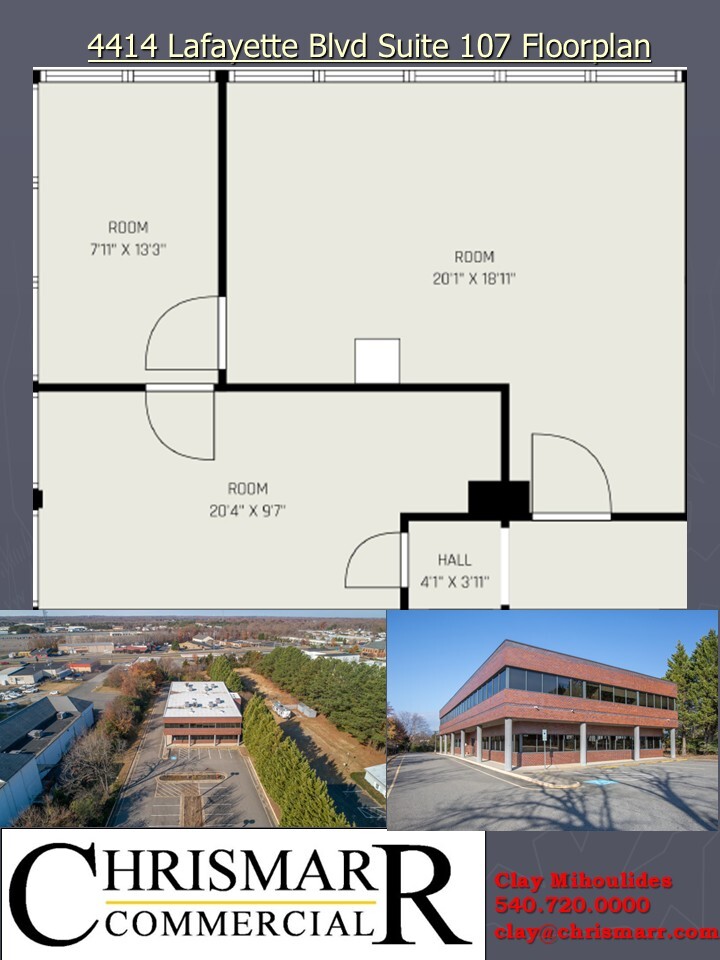 4414 Lafayette Blvd, Fredericksburg, VA à louer Plan d’étage- Image 1 de 1