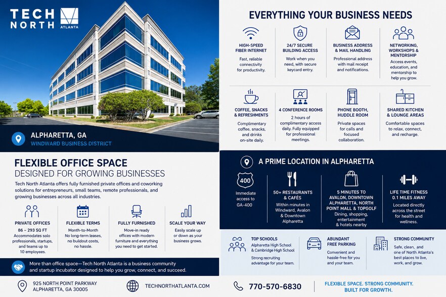 925 North Point Pky, Alpharetta, GA for lease - Building Photo - Image 3 of 17
