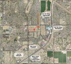 2571 S Val Vista Dr, Gilbert, AZ - Aerial map view