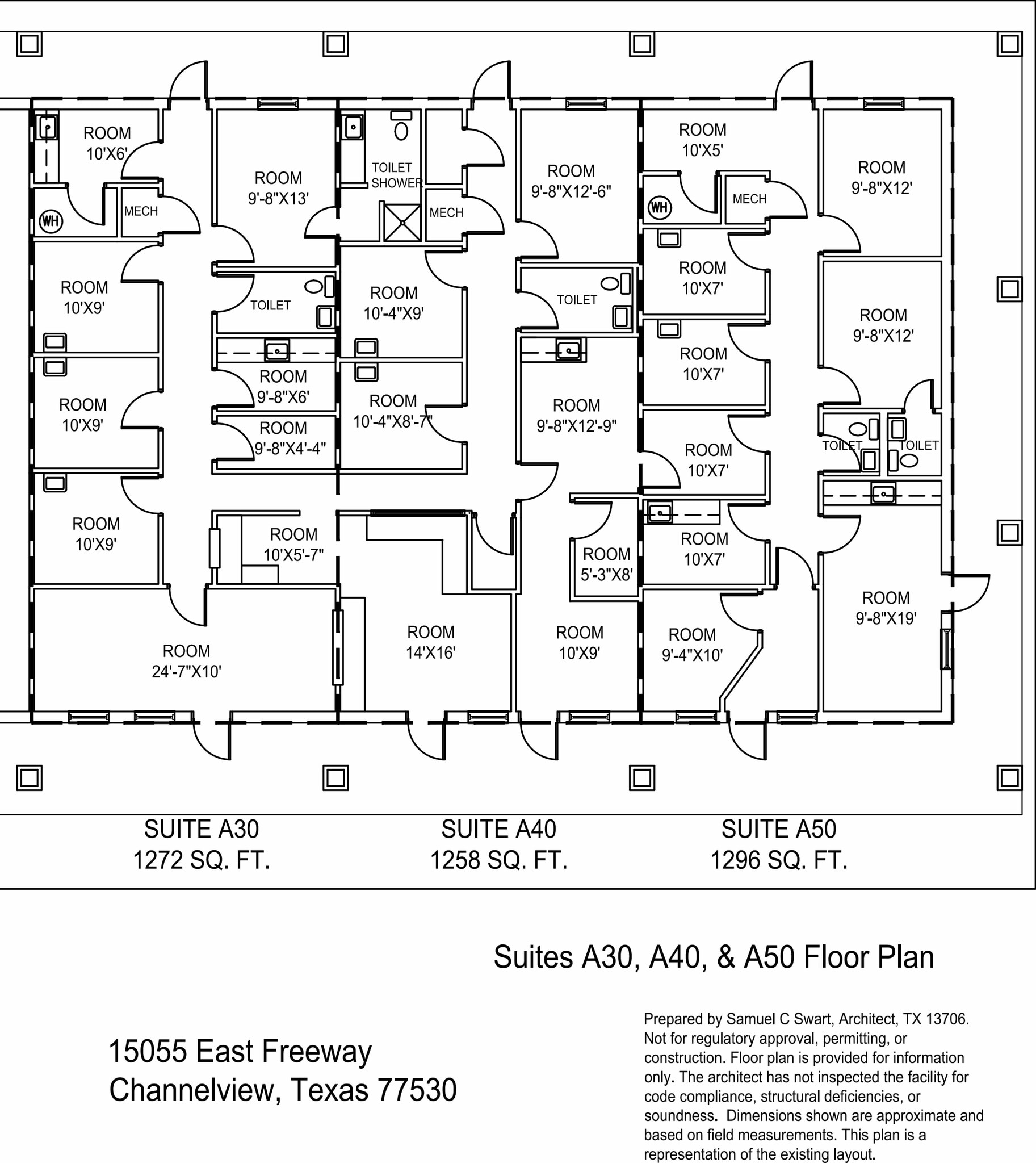 15055 East Fwy, Channelview, TX à louer Plan d’étage- Image 1 de 1