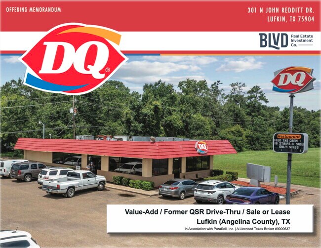 Plus de détails pour 301 N John Redditt Dr, Lufkin, TX - Commerce de détail à louer