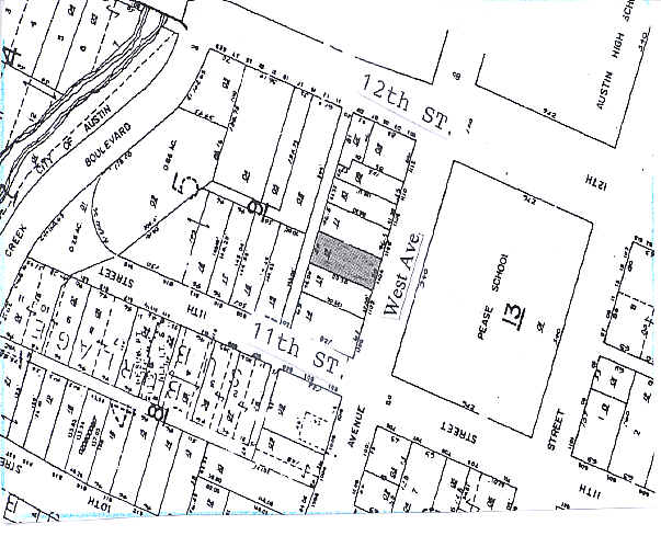 1104 West Ave, Austin, TX for lease - Plat Map - Image 2 of 6