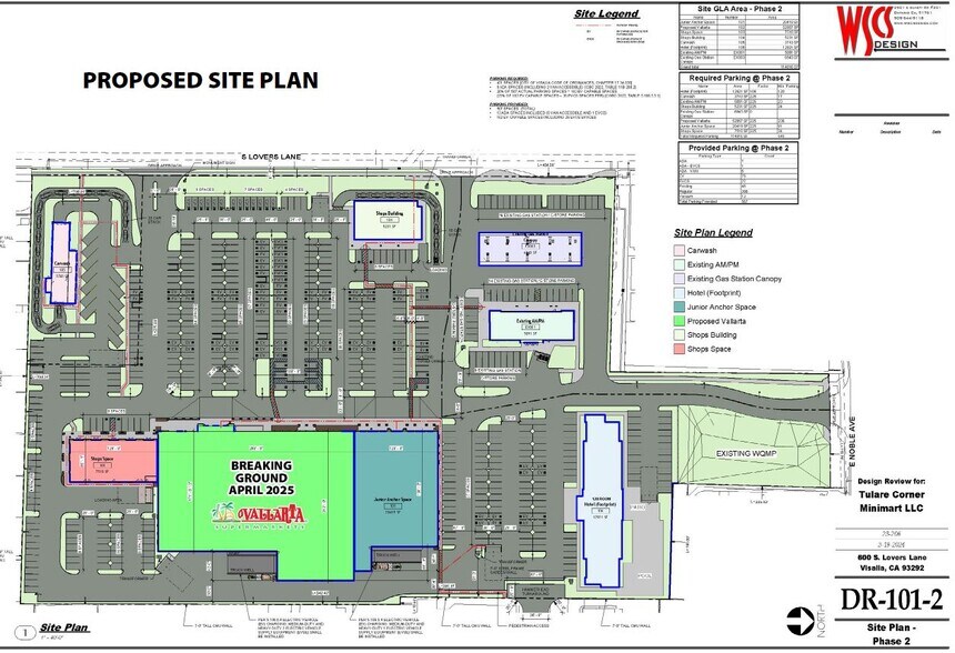 SEC Lovers Lane & Noble Ave., Visalia, CA à louer - Photo du bâtiment - Image 2 de 3