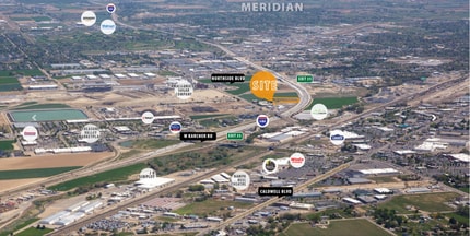 0 Courtland Pl, Nampa, ID - AERIAL map view