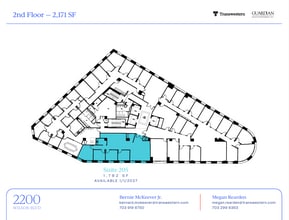 2200 Wilson Blvd, Arlington, VA à louer Plan d’étage- Image 1 de 1