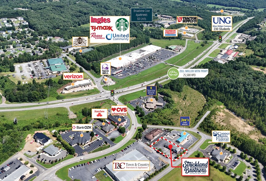 126 Orvin Lance Dr, Blue Ridge, GA à vendre - Photo du bâtiment - Image 2 de 4