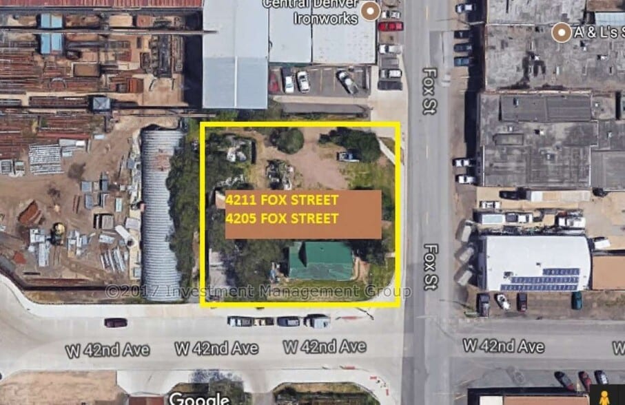 4211 Fox St, Denver, CO for sale - Aerial - Image 2 of 3