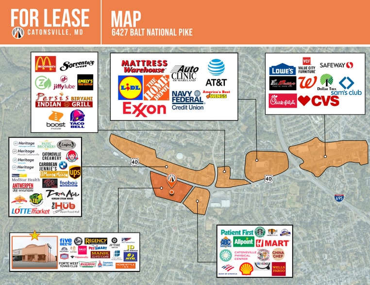 6427 Baltimore National Pike, Catonsville, MD for lease - Building Photo - Image 2 of 3