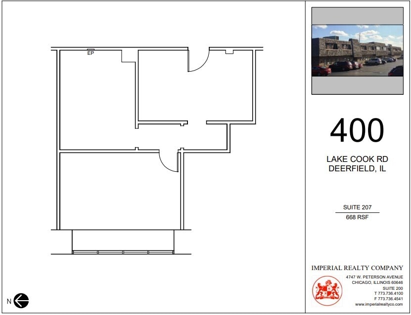 400 Lake Cook Rd, Deerfield, IL for lease Floor Plan- Image 1 of 4