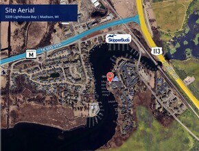 5339 Lighthouse Bay Dr, Madison, WI - AERIAL  map view