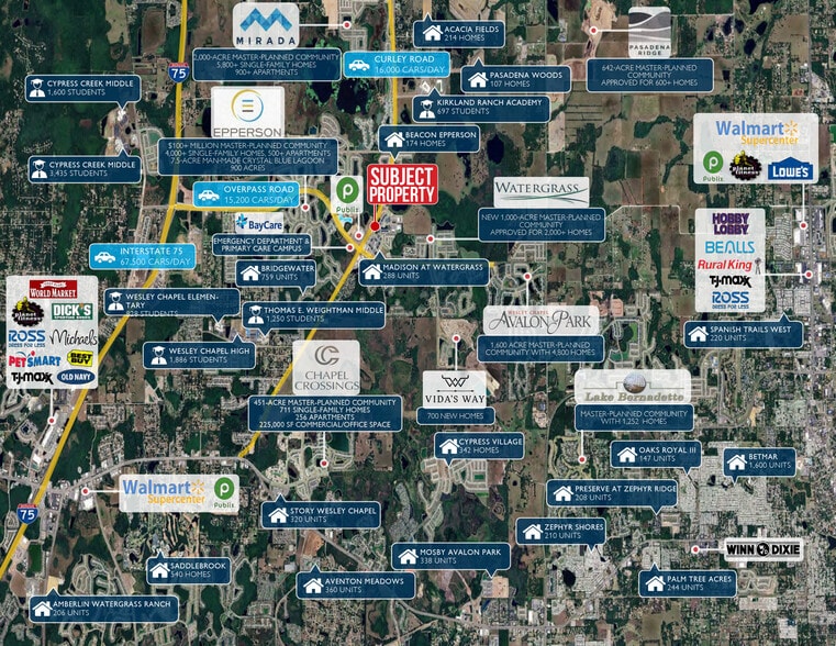 8040 Curley rd, Wesley Chapel, FL à vendre - Photo du bâtiment - Image 2 de 6