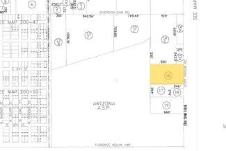 Plus de détails pour Diversion Dam Road & Bowling Road Rd, Florence, AZ - Terrain à vendre