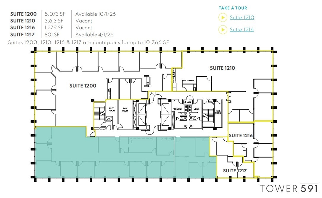 591 Camino de la Reina, San Diego, CA à louer Plan d’étage- Image 1 de 1