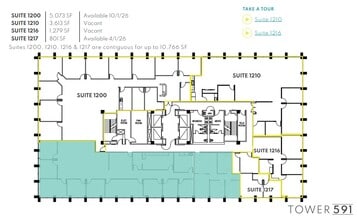 591 Camino de la Reina, San Diego, CA à louer Plan d’étage- Image 1 de 1