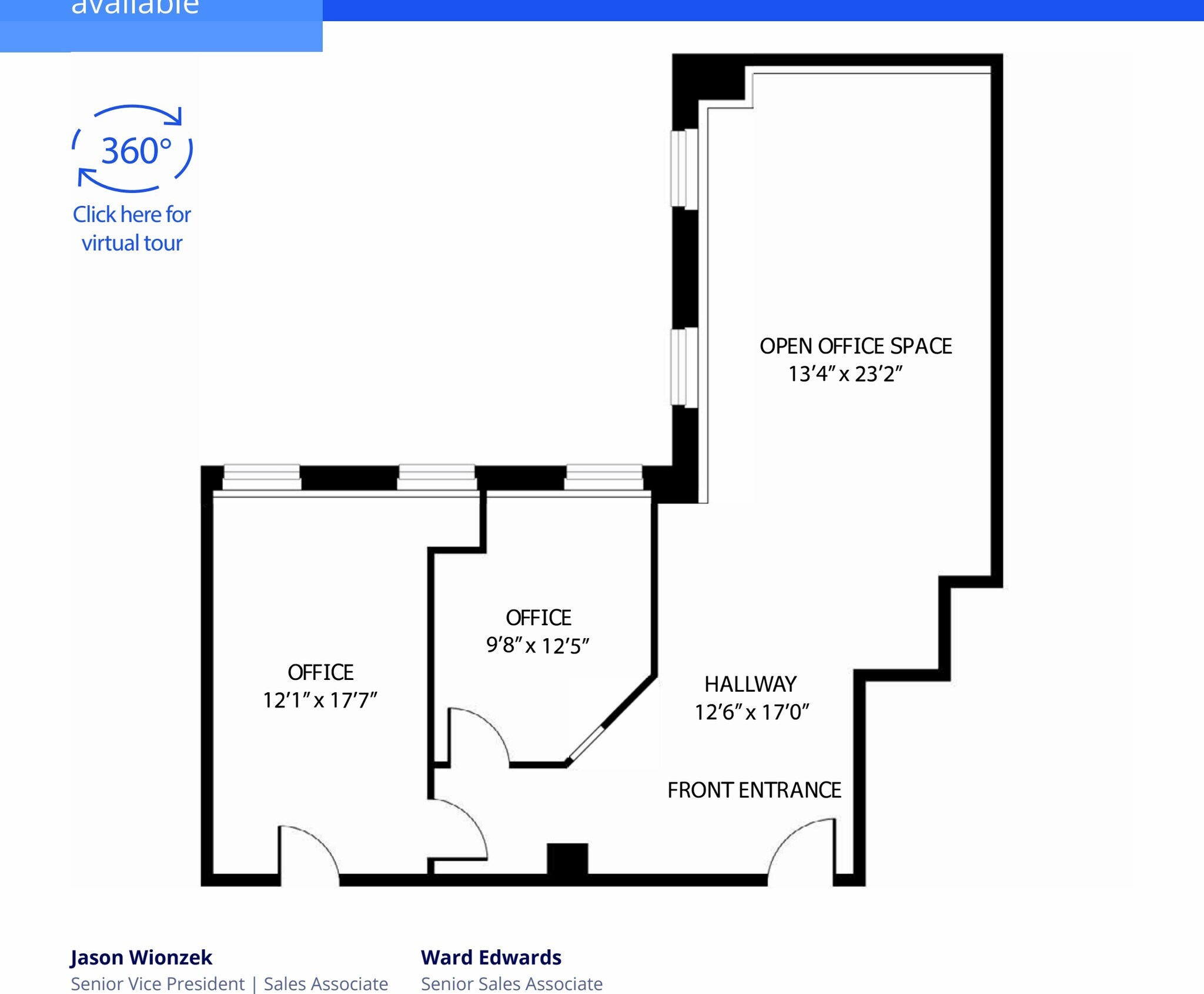 111 2 Ave S, Saskatoon, SK for lease Floor Plan- Image 1 of 2