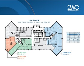 2 Wisconsin Cir, Chevy Chase, MD à louer Plan d’étage- Image 1 de 1