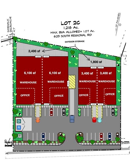 623 S Regional Rd, Greensboro, NC à louer - Plan de site - Image 1 de 1
